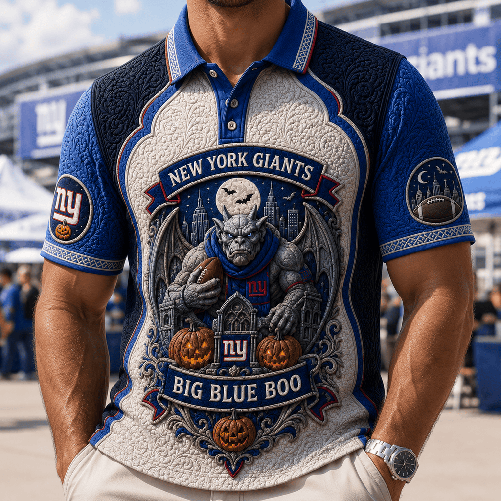 PREMIUM NYG EMBOSS POLO SHIRT HQH