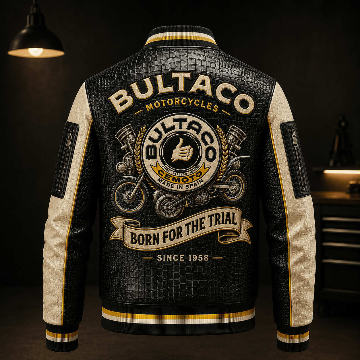 Premium BUL Leather Zipper Jacket TNSM