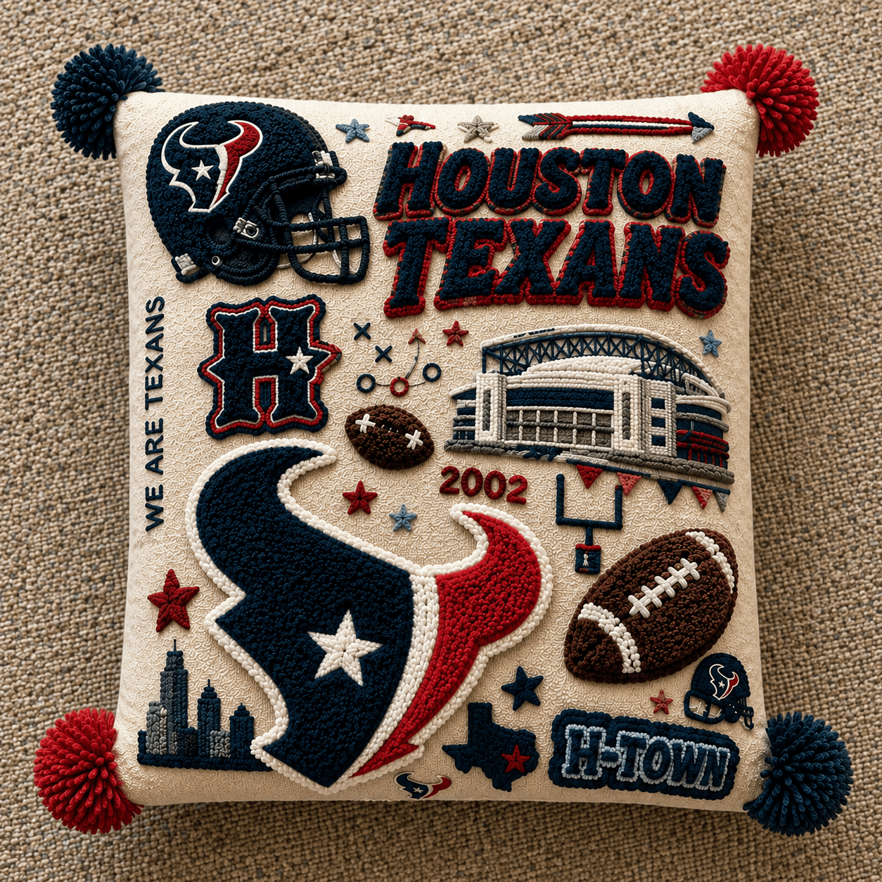 HTX Tufted Sofa Cover & Pillow Set DNBN