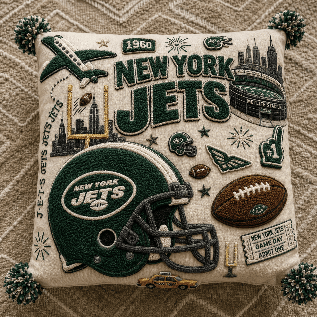 NYJ Tufted Sofa Cover & Pillow Set DNBN