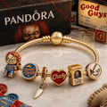 CKY Gold Charm Bracelet Set BMD