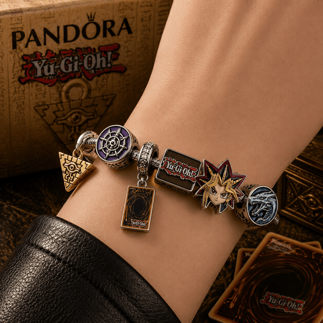 YGO Sliver Charm Bracelet Set PTT