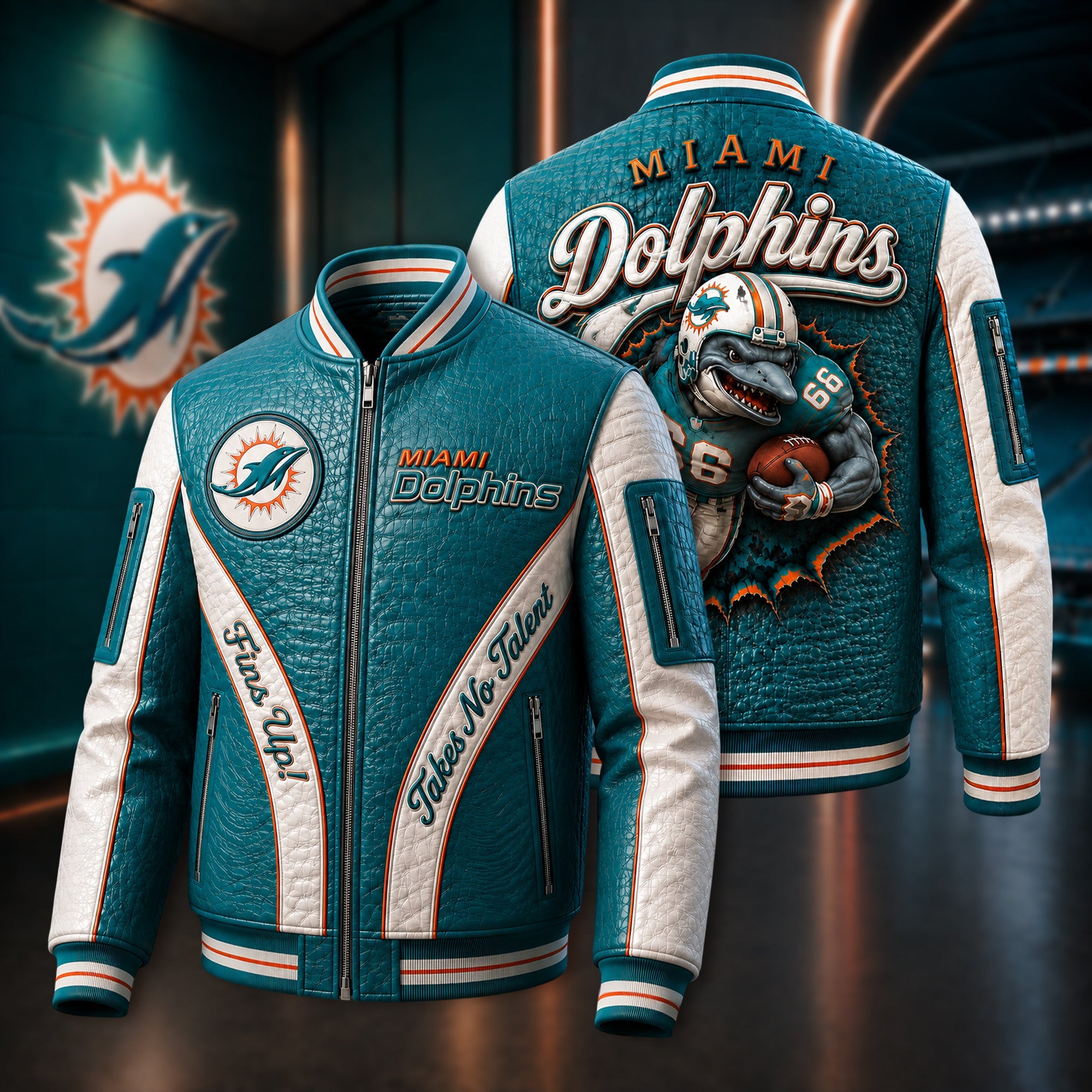 Premium MDP Leather Zipper Jacket PVNA