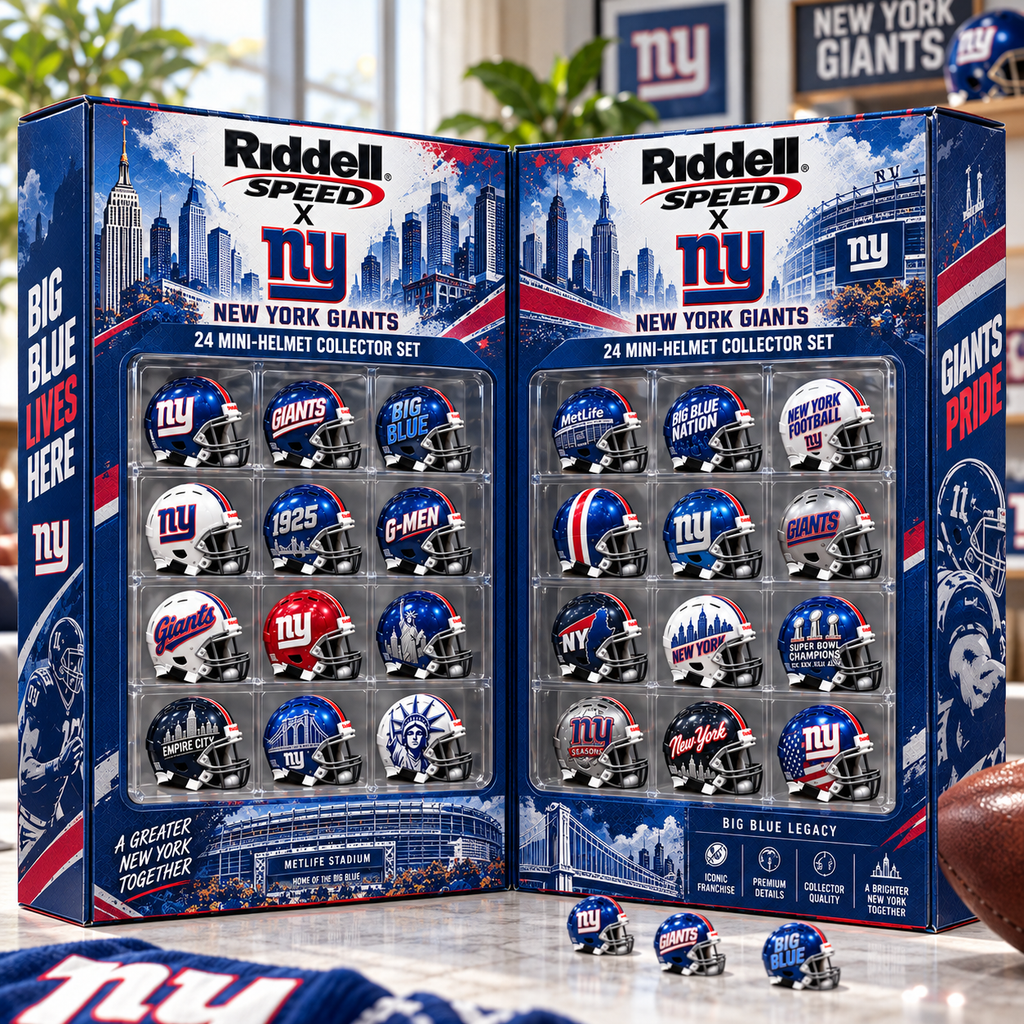 Premium NYG Mini Helmet Advent Calendar NTNA