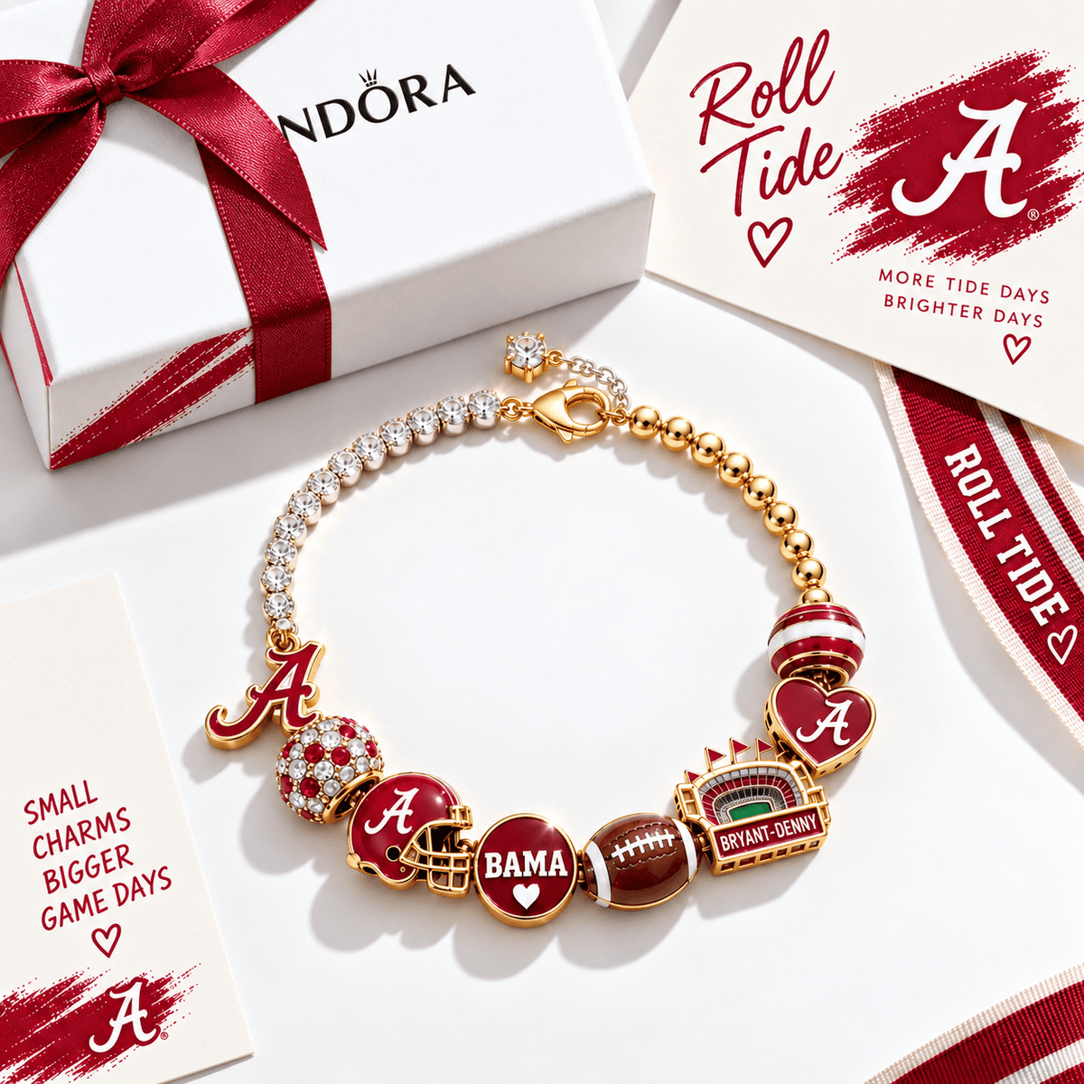 ACT Gold Charm Bracelet Set BMD