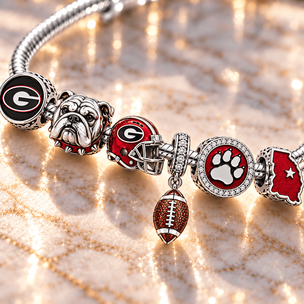 GGBD Silver Charm Bracelet Set PNPA