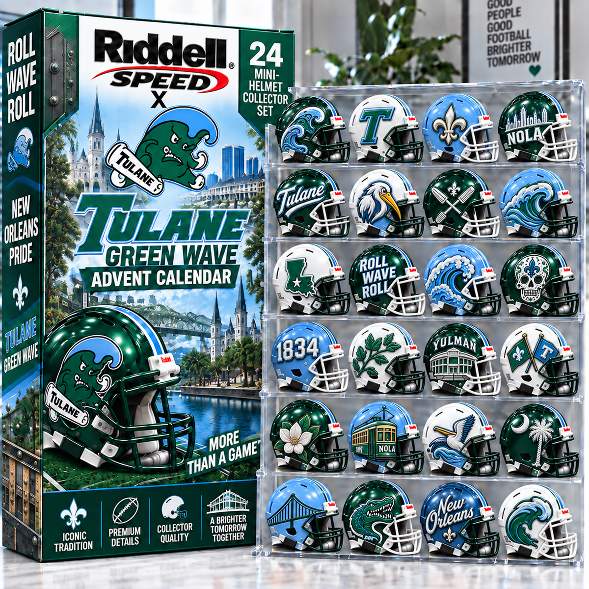 Premium TGRW Mini Helmet Advent Calendar NTNA