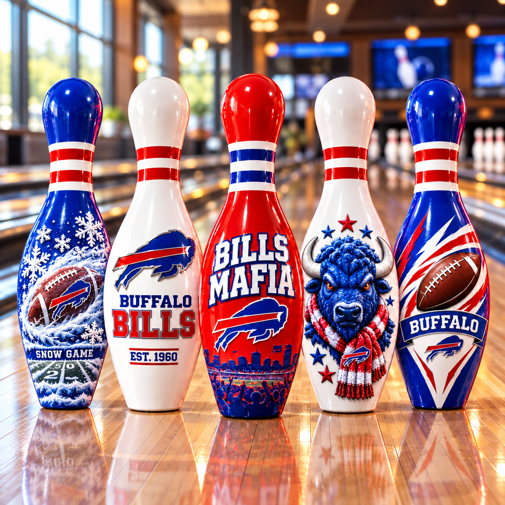 BFBL 5-Piece Decorative Bowling Pin Set PNPA