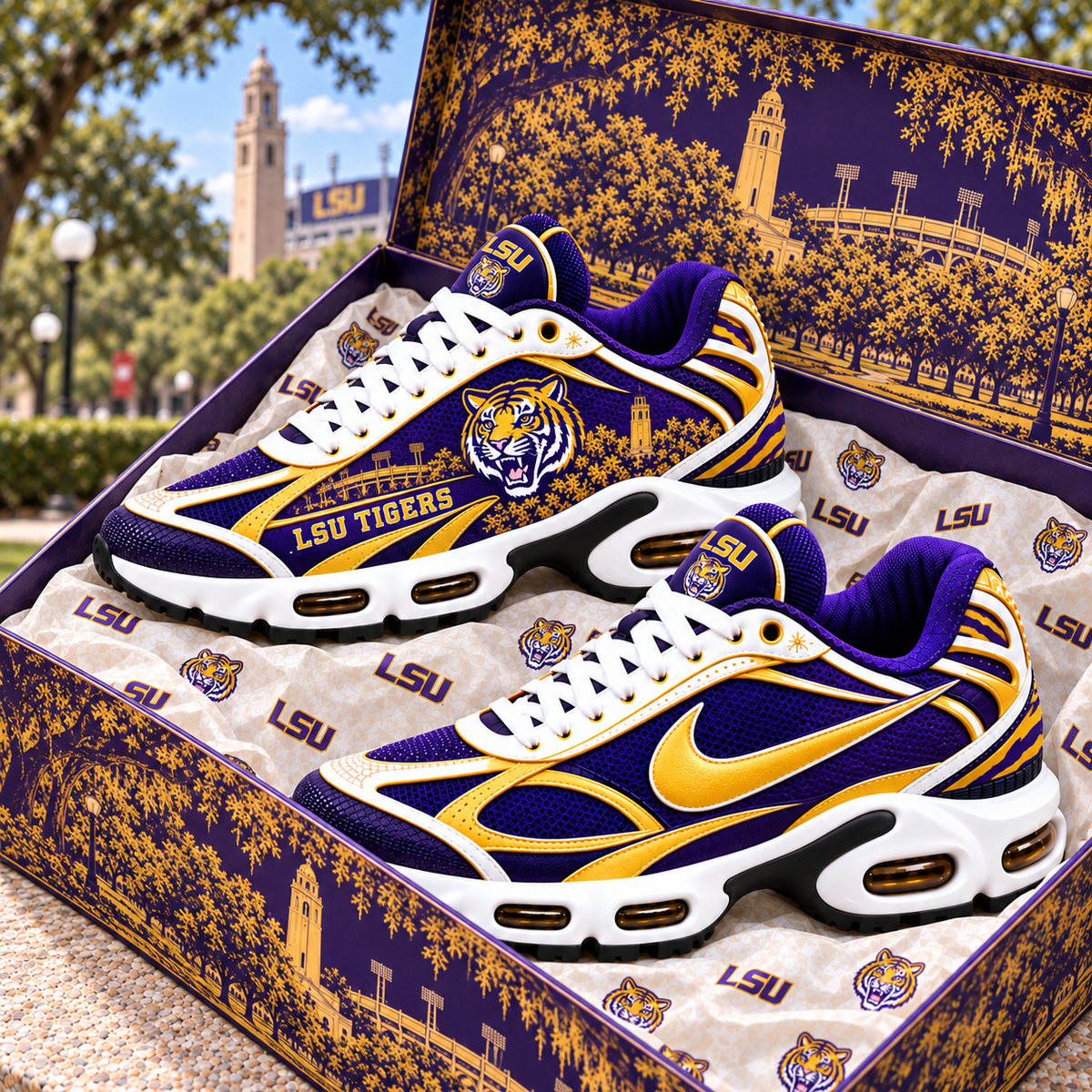 Premium LSU Air Max Shoes PVNA