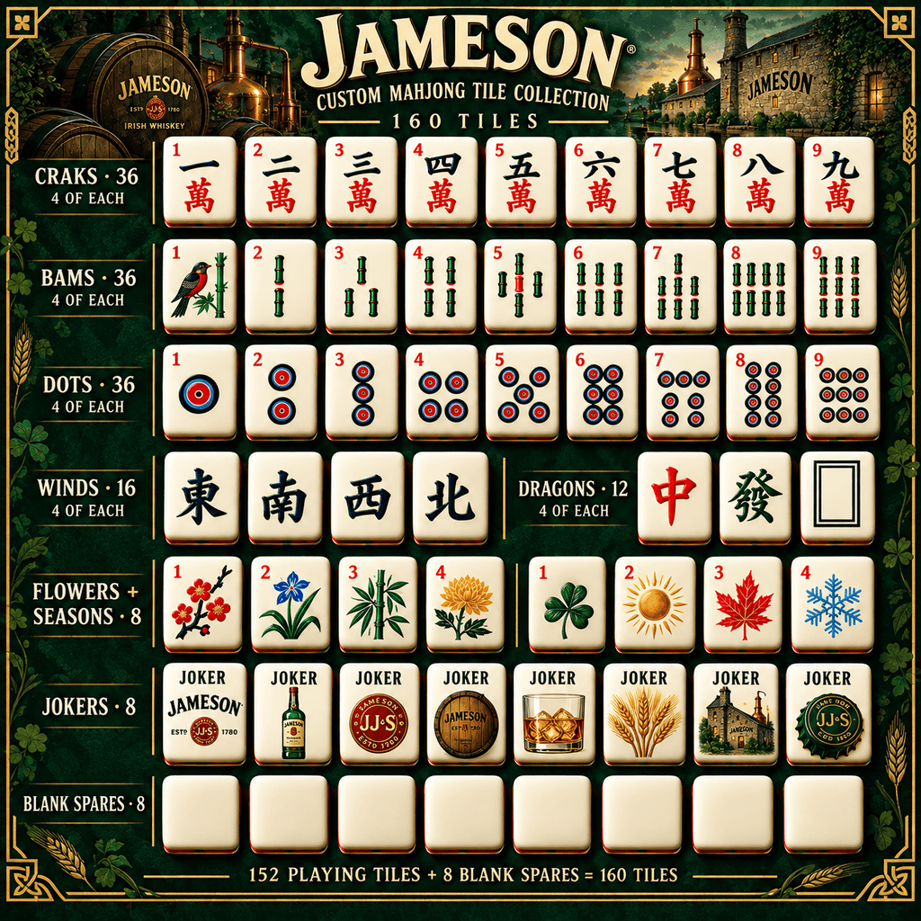 JMS Premium Mahjong Set – Game Night Edition PNPA