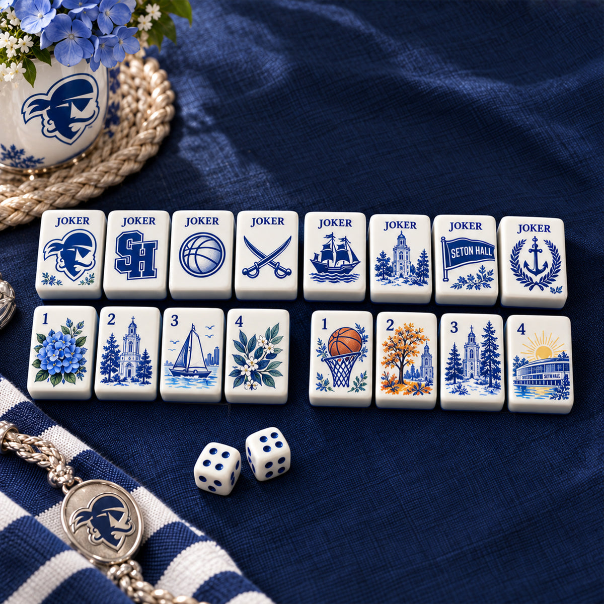 Premium SHP Mahjong Tiles Set TNSM