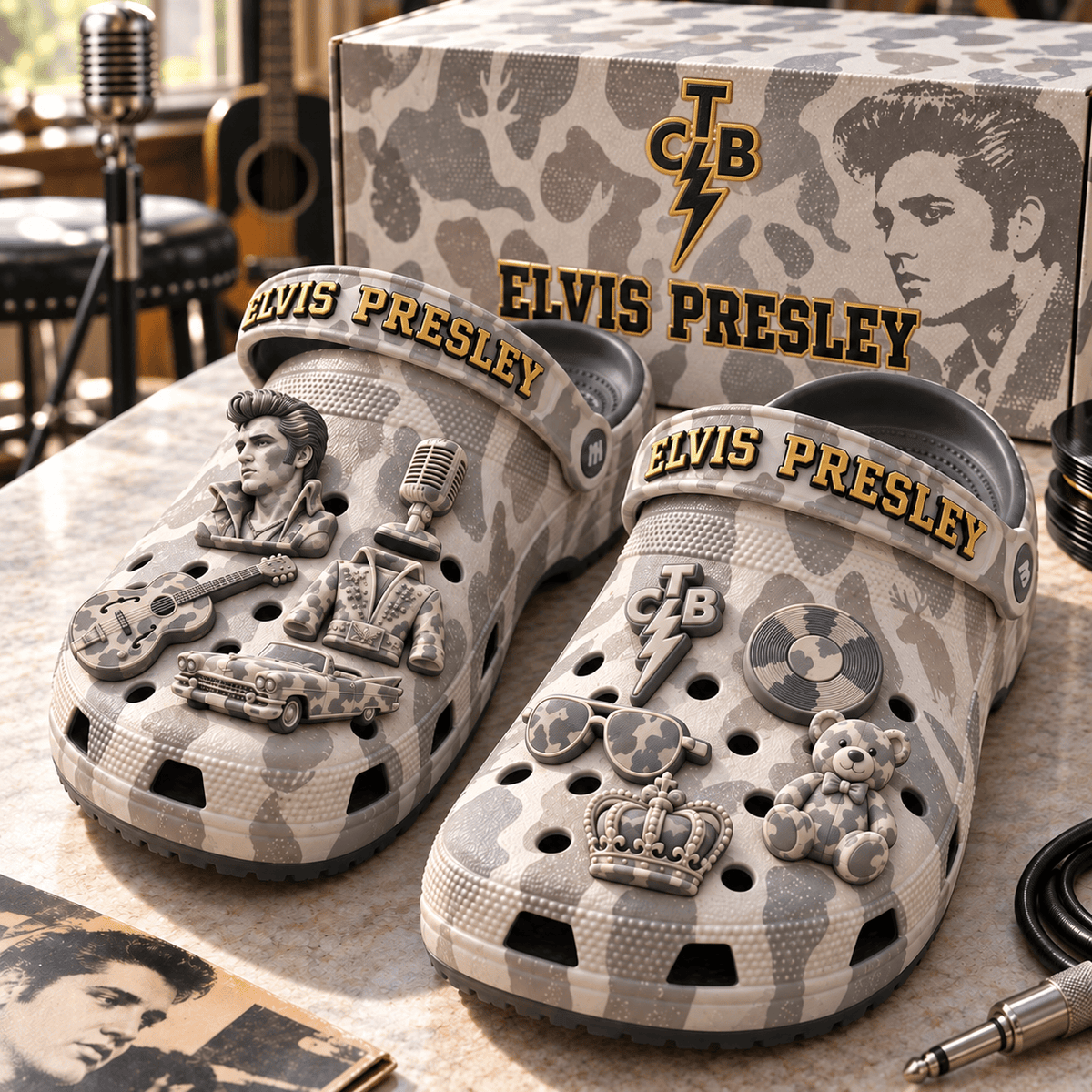 ELV Premium Deer Camo Charm Clog PTKL