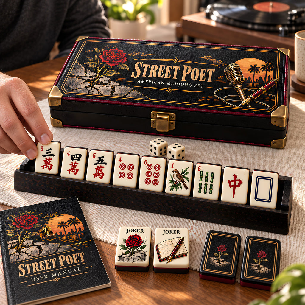 Premium TSK Mahjong Tiles Set PVNA