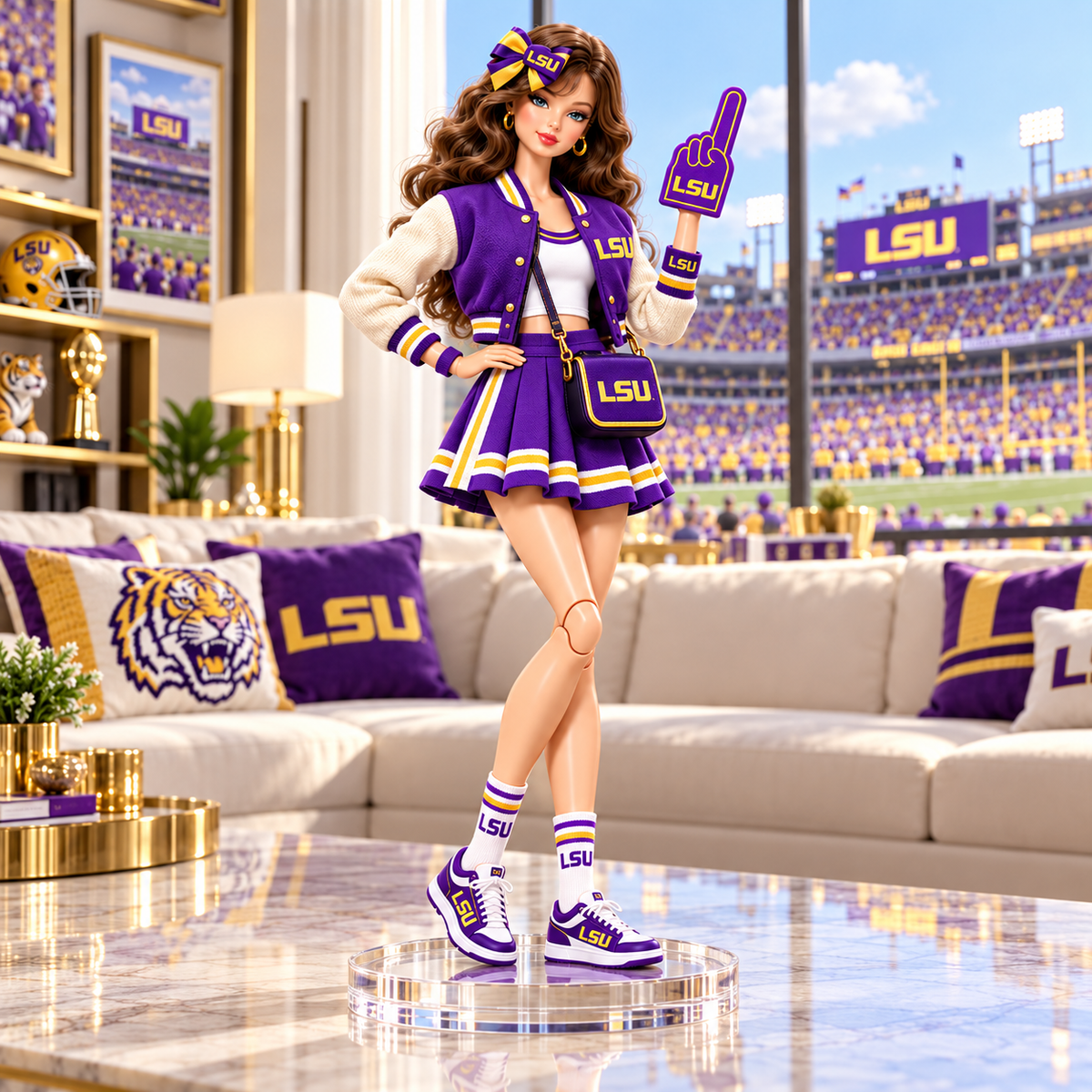 Premium LSU Commemorative Figure TMH