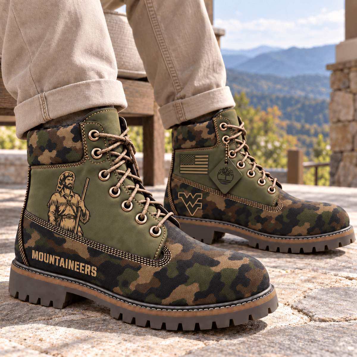 PREMIUM WVM HERITAGE CAMO BOOTS NPL
