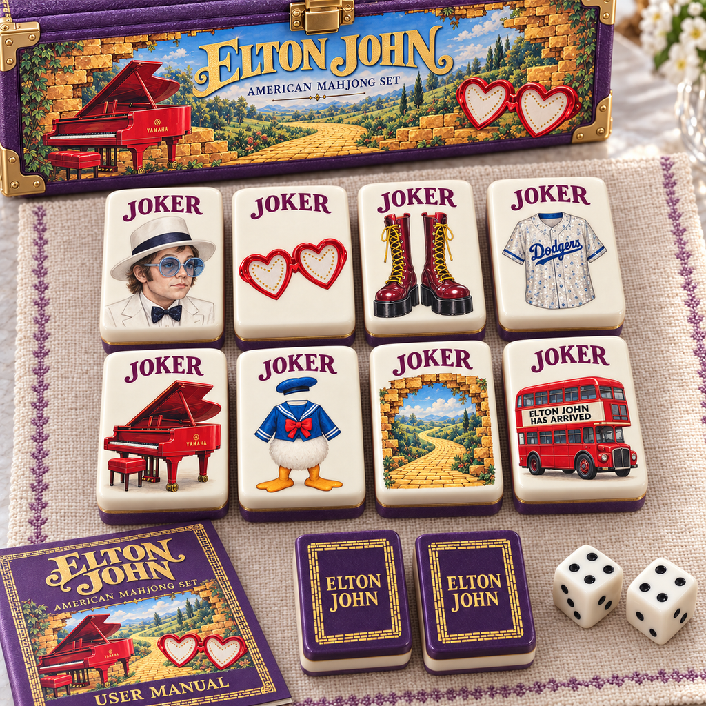 Premium ETJ Mahjong Tiles Set TTMH