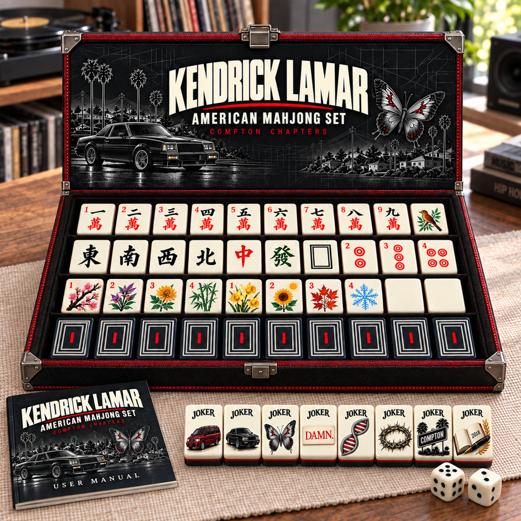 Premium KDL Mahjong Tiles Set PVNA