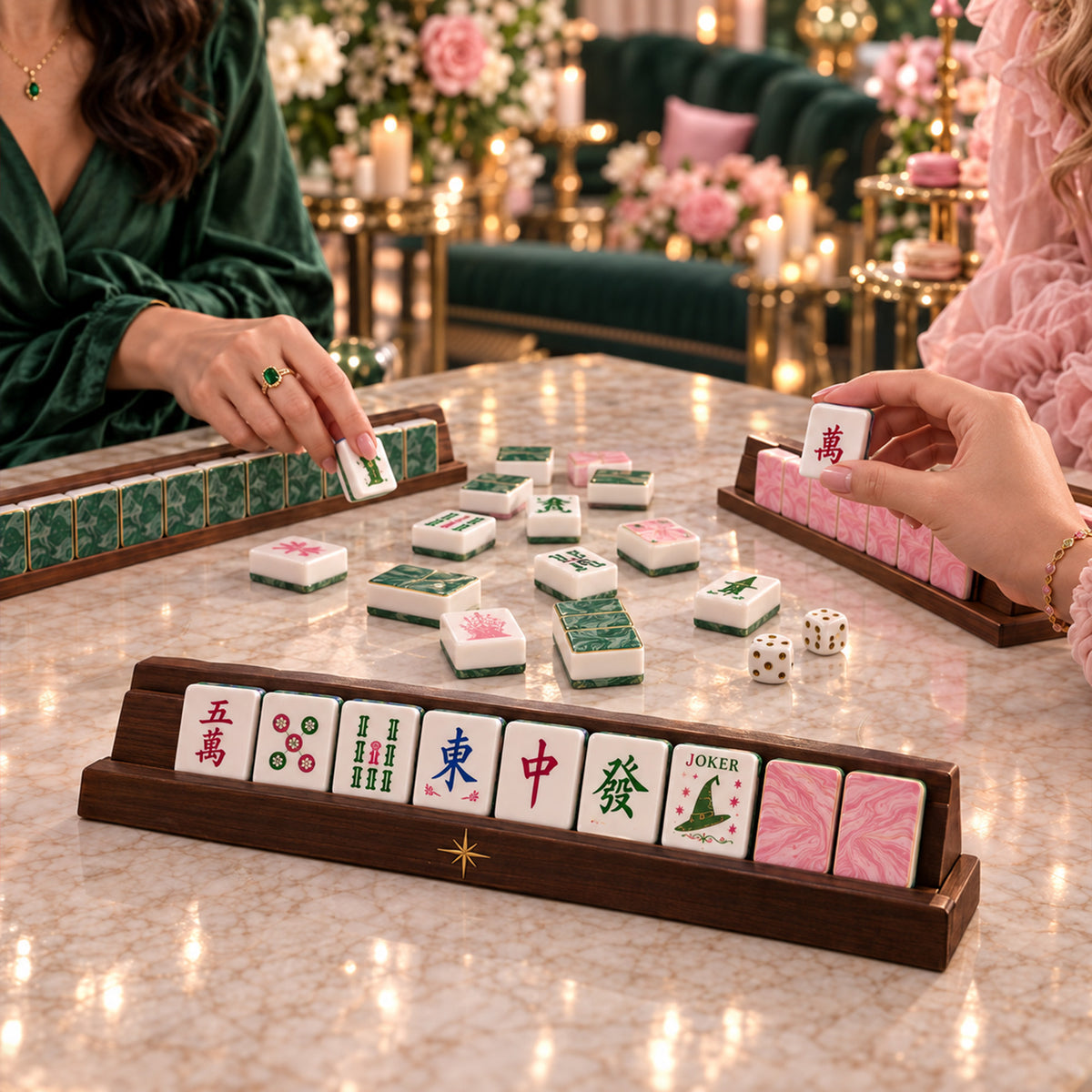 Premium WKCD Mahjong Tiles Set TNSM